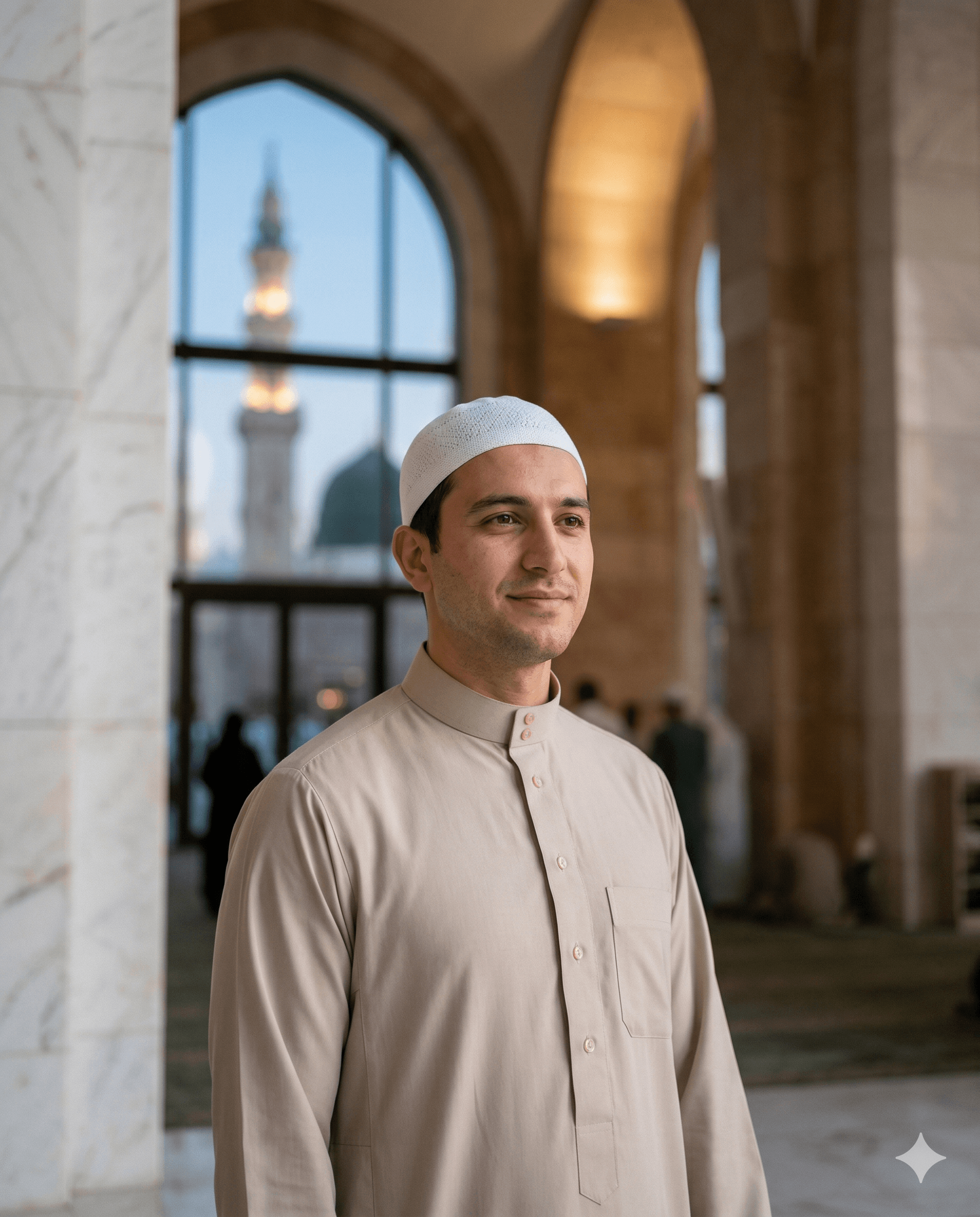 Traveler sharing their Umrah and Hajj experience